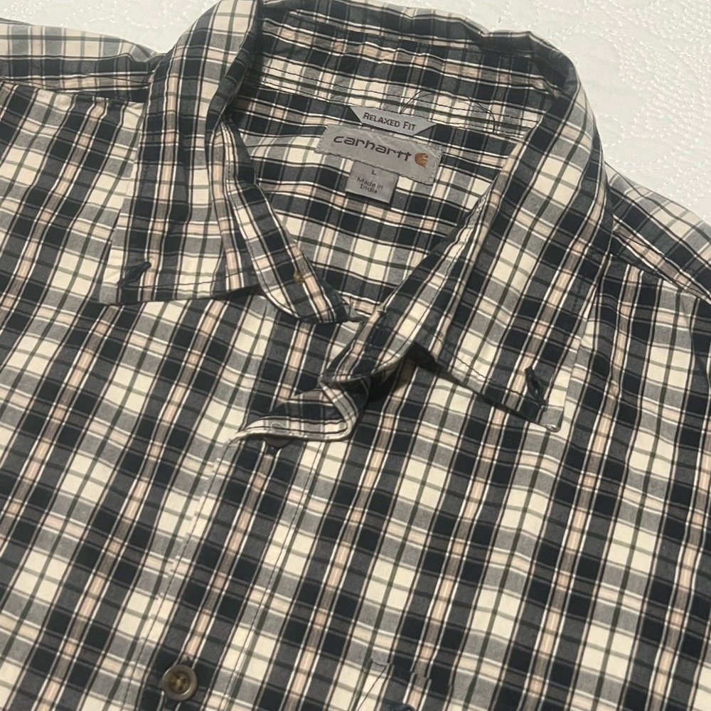 Carhartt Men's Checkered‎ Button Down Shirt